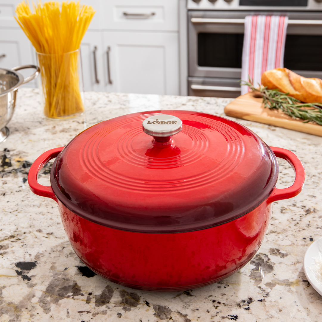 Lodge Castiron - Essential Enamel Dutch Oven - Image 198