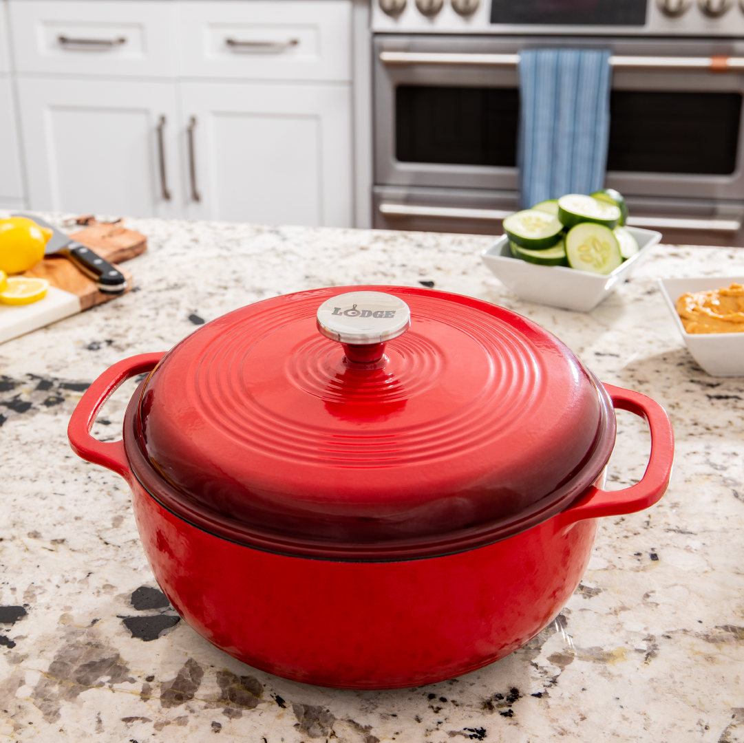 Lodge Castiron - Essential Enamel Dutch Oven - Image 237