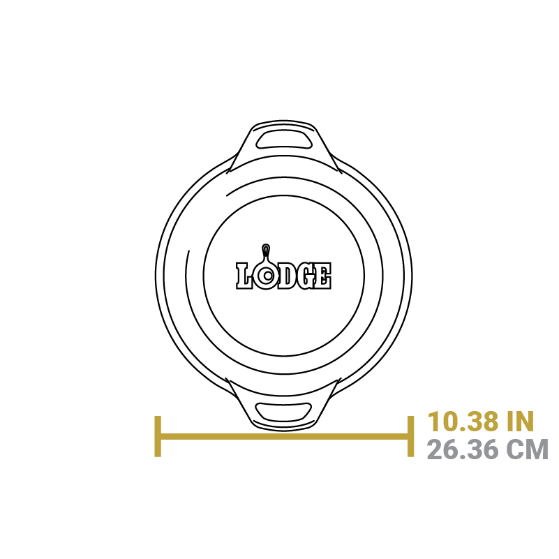 Lodge Castiron - 5 Quart Cast Iron Double Dutch Oven - Image 9