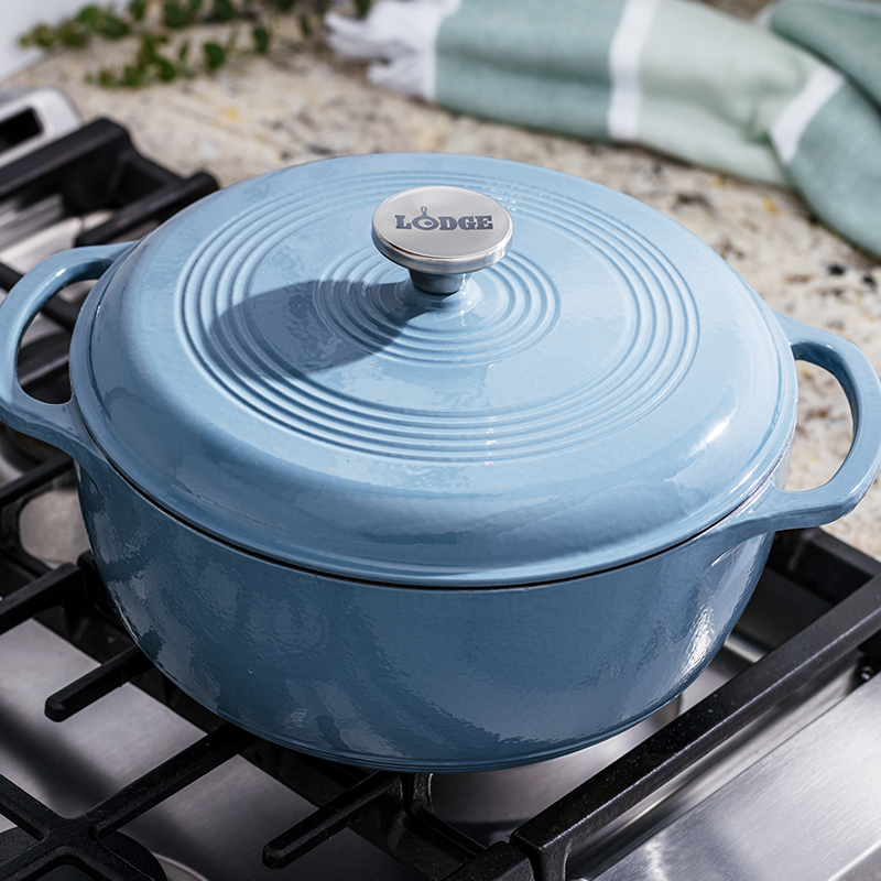 Lodge Castiron - Essential Enamel Dutch Oven - Image 215