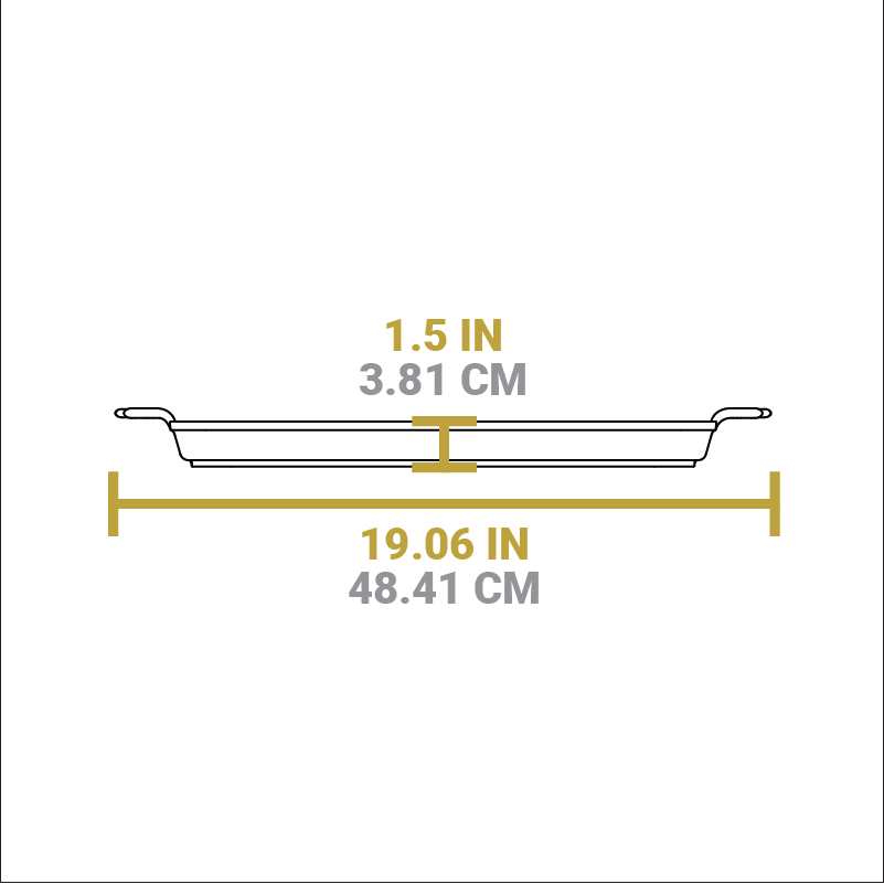 Lodge Castiron - 15.5 x 10.5 Inch Seasoned Cast Iron Baking Pan - Image 5