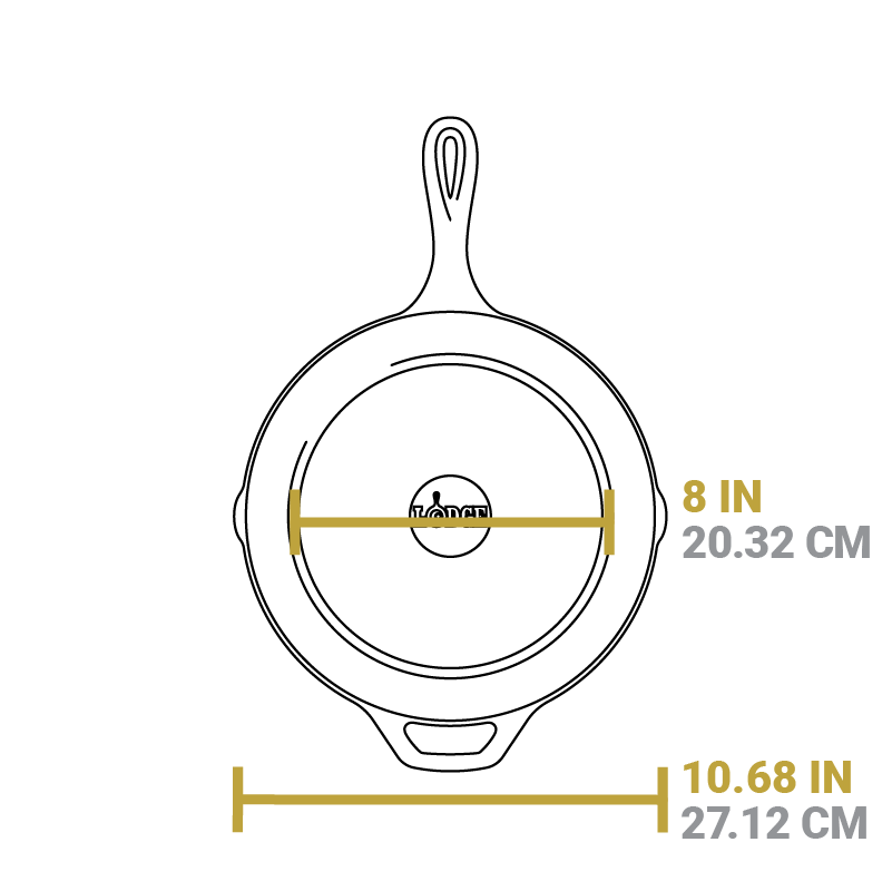Lodge Ironware - Lodge Ironware - 10.25 Inch Seasoned Cast Iron Holiday Gnome Skillet - Image 5