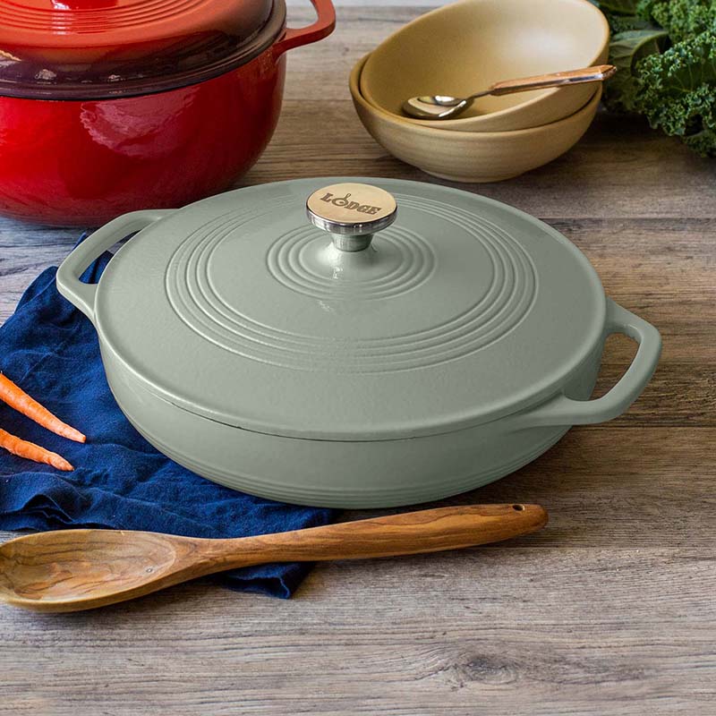 Lodge Castiron - Essential Enamel Braiser - Image 15