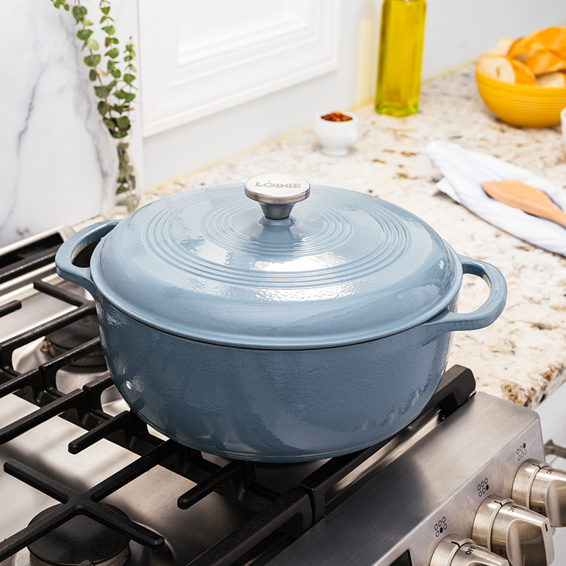 Lodge Castiron - Essential Enamel Dutch Oven - Image 238