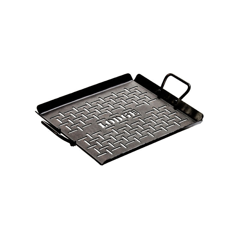 Lodge Castiron - 13 x 12 Inch Seasoned Carbon Steel Grilling Basket - Image 7
