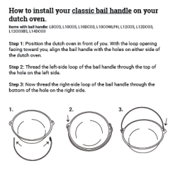 Alternative view of Lodge Castiron - Bail Handles
