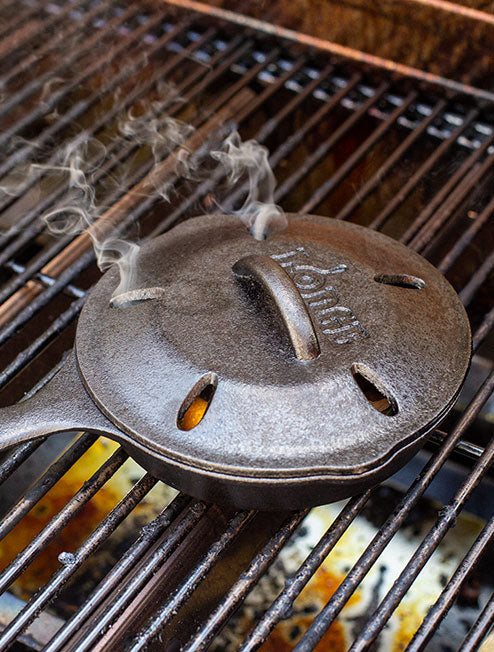 Lodge Castiron - 6.5 Inch Seasoned Cast Iron Smoker Skillet - Image 4