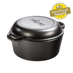 Lodge Castiron - 5 Quart Cast Iron Double Dutch Oven