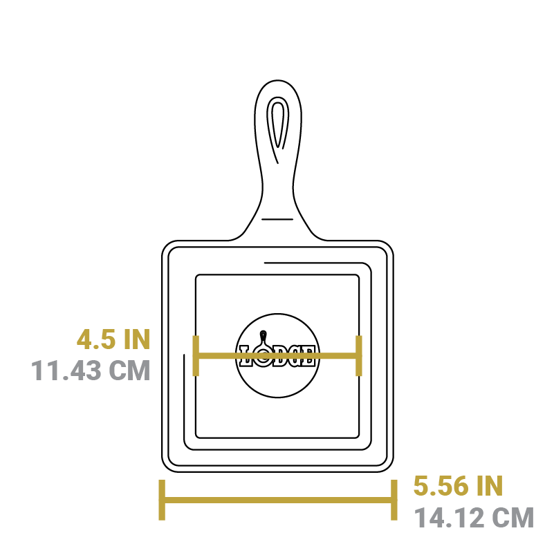 Lodge Castiron - Square Cast Iron Classic Skillet - Image 14