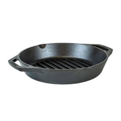 Lodge Castiron - Dual Handle Cast Iron Grill Pan
