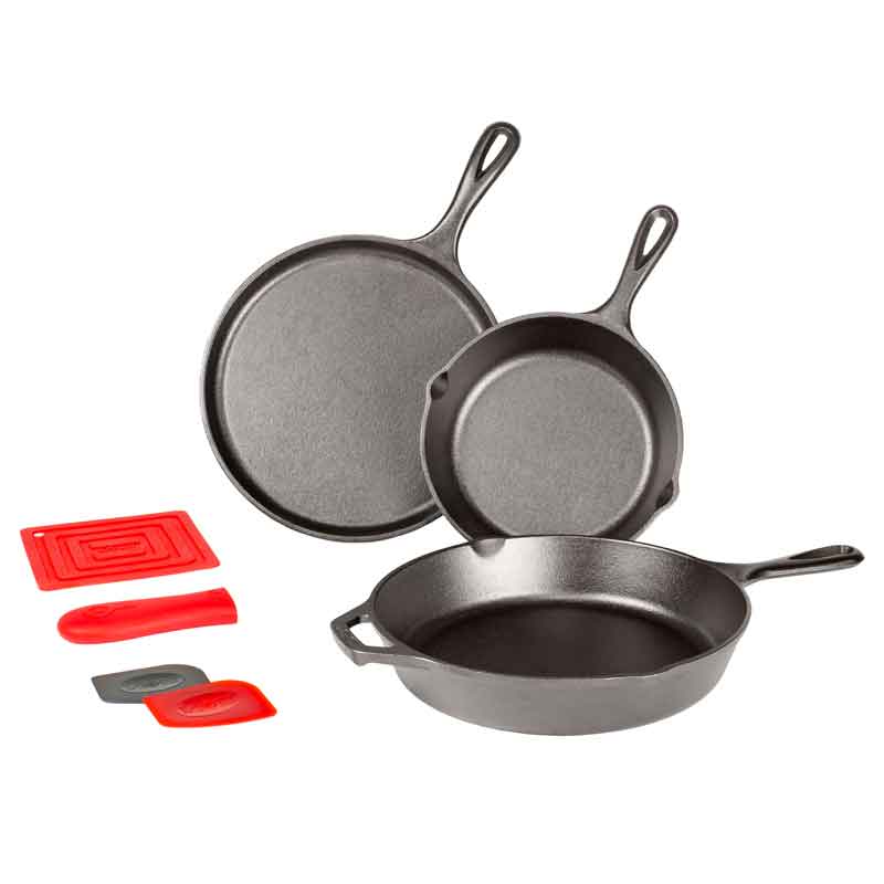 Lodge Castiron - Essential Seasoned Cast Iron Skillet Set - Image 21