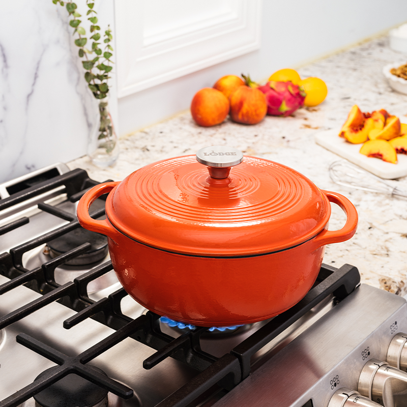 Lodge Castiron - Essential Enamel Dutch Oven - Image 214