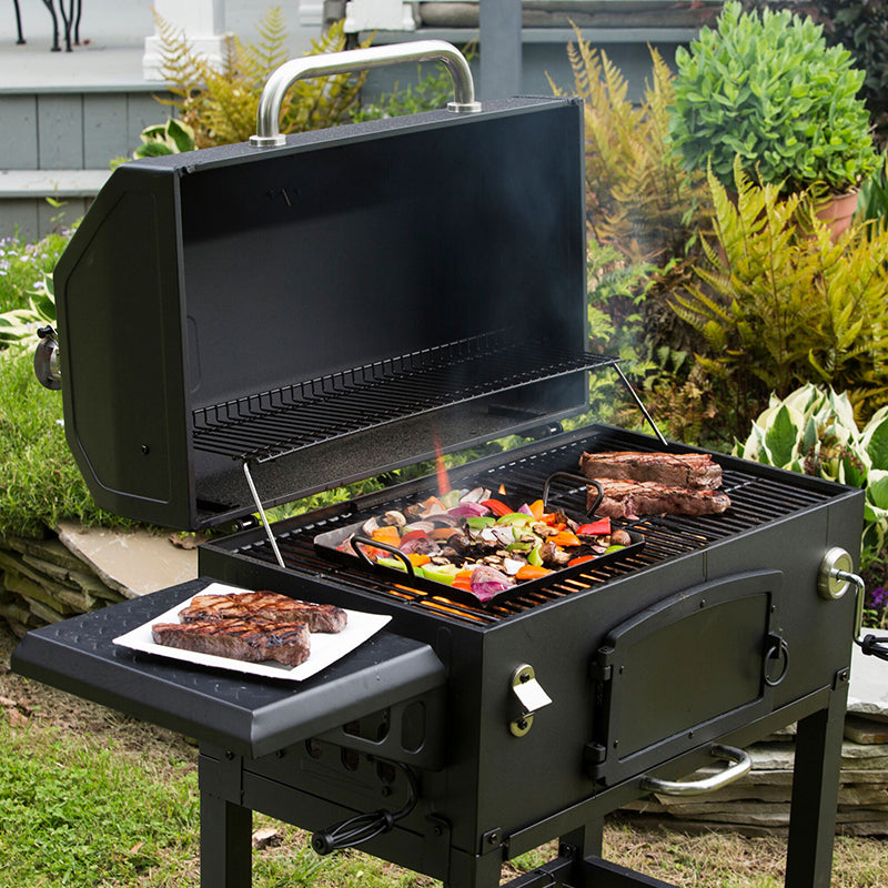 Lodge Castiron - 13 x 12 Inch Seasoned Carbon Steel Grilling Basket - Image 2