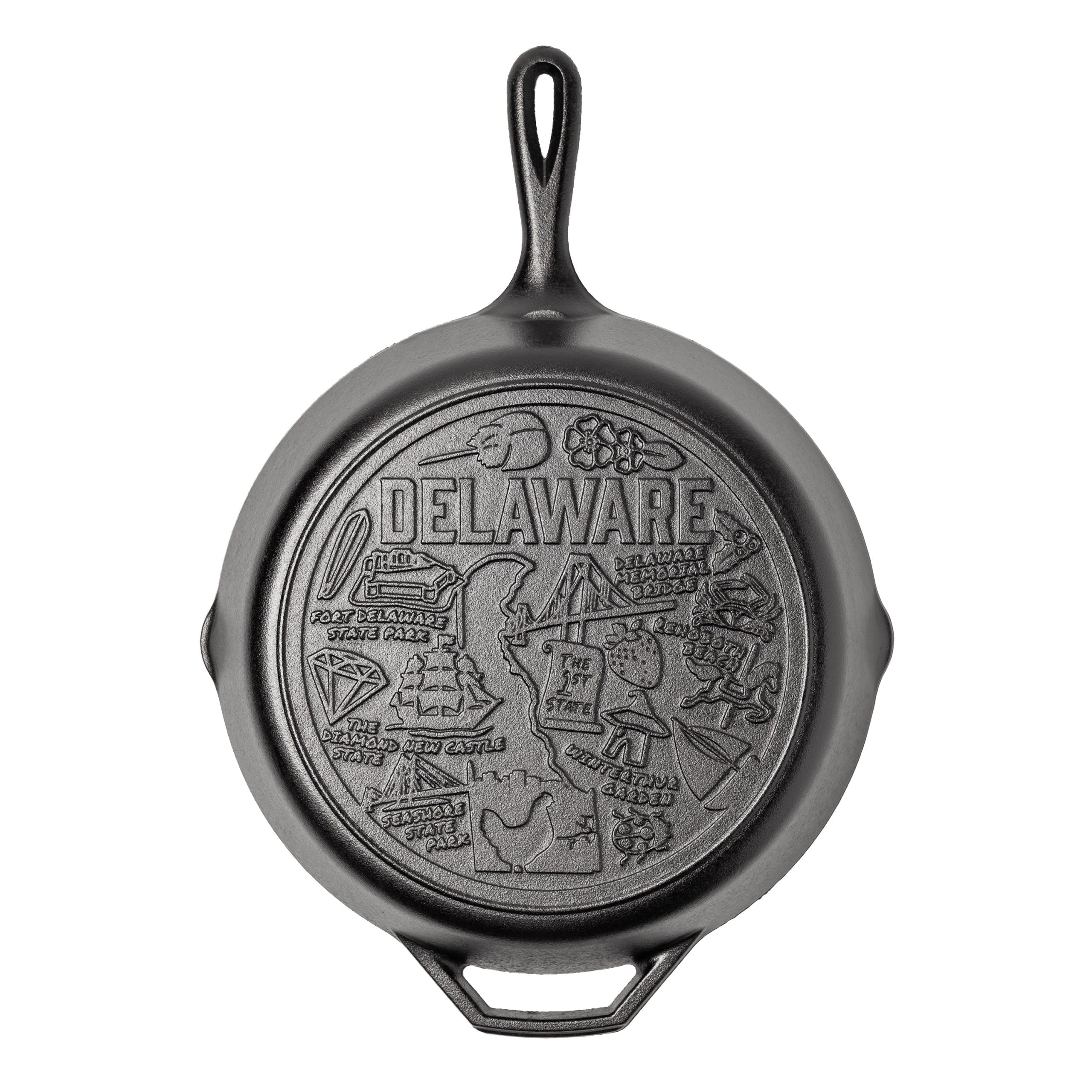 Lodge Castiron - American Road Trip: 12 Inch Seasoned Cast Iron Skillet, Delaware - Image 6