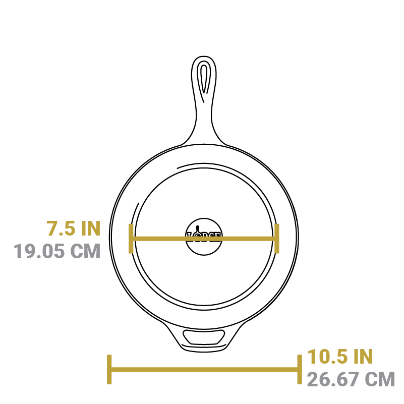 Lodge Castiron - 3.2 Quart Seasoned Cast Iron Combo Cooker - Image 15
