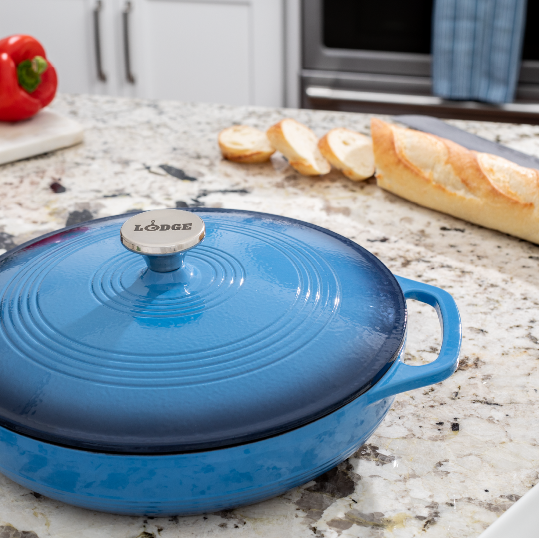 Lodge Castiron - Essential Enamel Braiser - Image 18