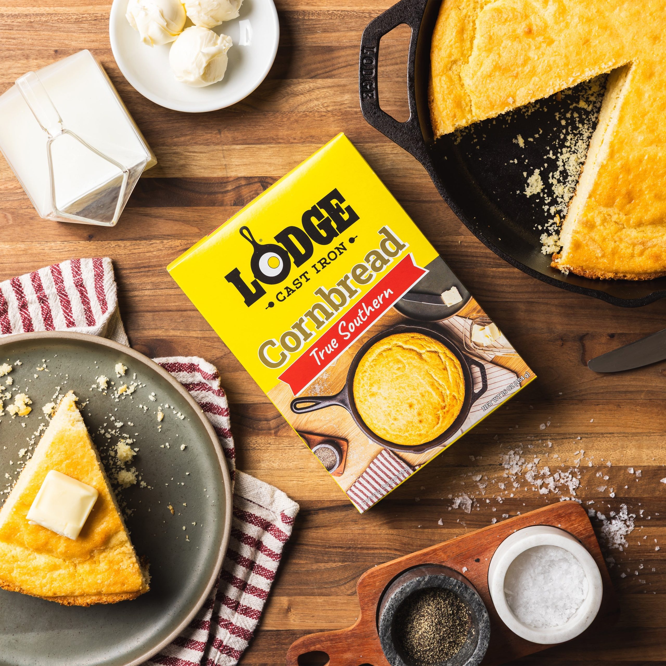 Lodge Castiron - True Southern Skillet Cornbread Mix - Image 5