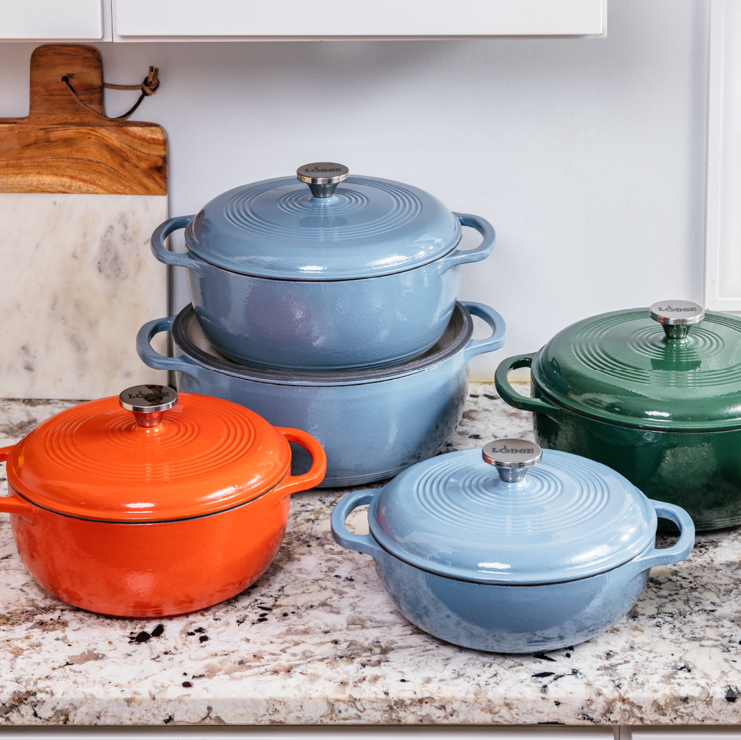 Lodge Castiron - Essential Enamel Dutch Oven - Image 217