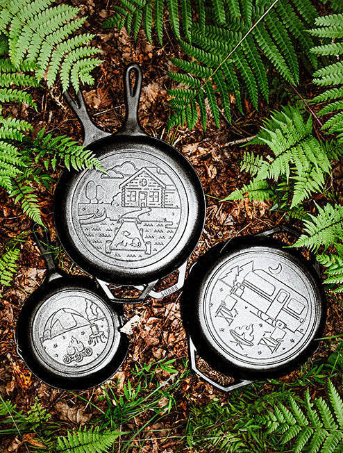 Lodge Castiron - Wanderlust 10.25 Inch Cast Iron Dual Handle Camper Pan - Image 5