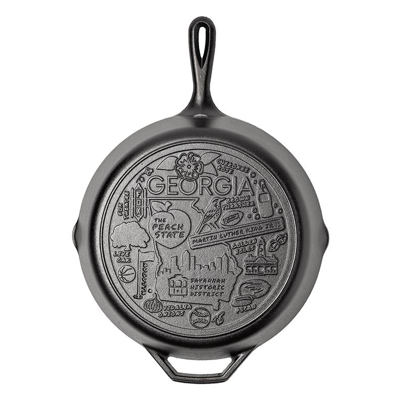 Lodge Castiron - American Road Trip: 12 Inch Seasoned Cast Iron Skillet, Georgia