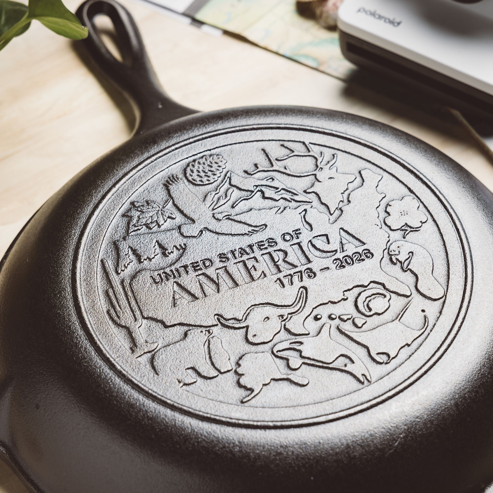 Lodge Ironware - Lodge Ironware - Chef Collection 10 Inch Seasoned Cast Iron Skillet, USA Frontier - Image 4