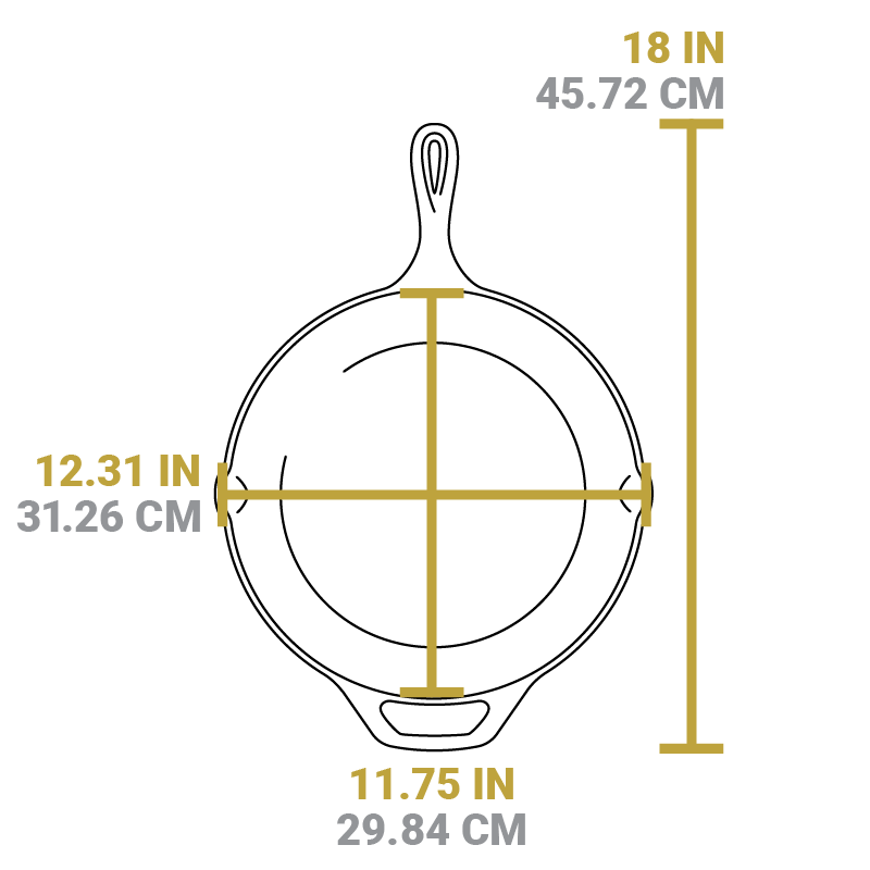 Lodge Ironware - Lodge Ironware - 12 Inch Seasoned Cast Iron Skillet, Spacious Skies - Image 6