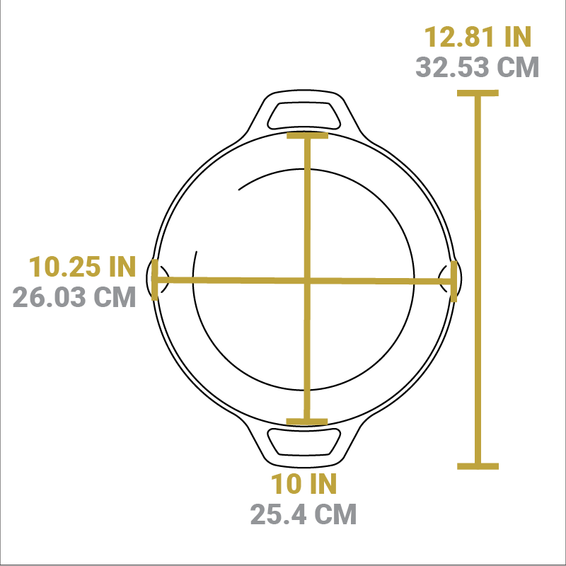 Lodge Castiron - Wanderlust 10.25 Inch Cast Iron Dual Handle Camper Pan - Image 8