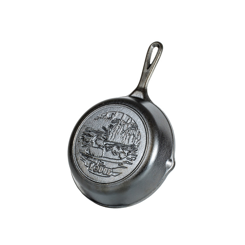 Lodge Castiron - Wildlife Series 8 Inch Cast Iron Duck Skillet - Image 2