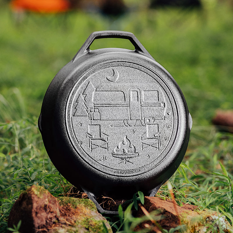 Lodge Castiron - Wanderlust 10.25 Inch Cast Iron Dual Handle Camper Pan - Image 10