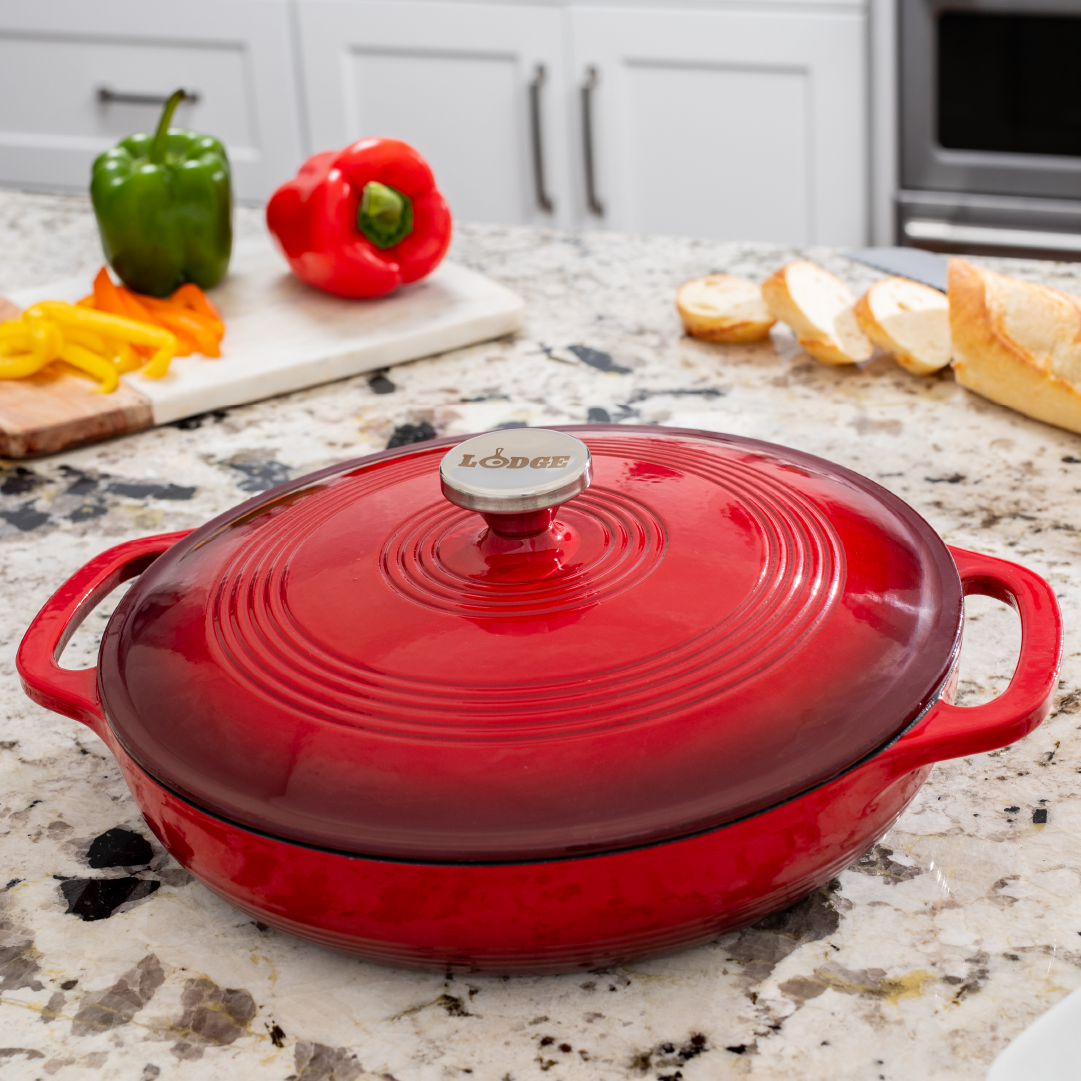 Lodge Castiron - Essential Enamel Braiser - Image 21