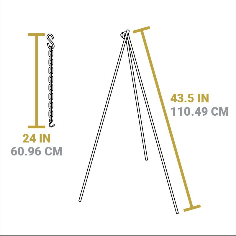 Lodge Castiron - Camp Tripod, 2 Pack - Image 12