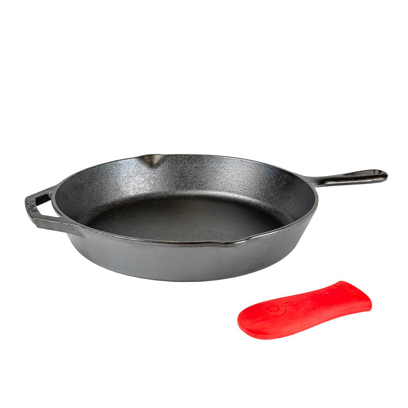 Lodge Castiron - 12 Inch Cast Iron Skillet with Handle Holder - Image 10