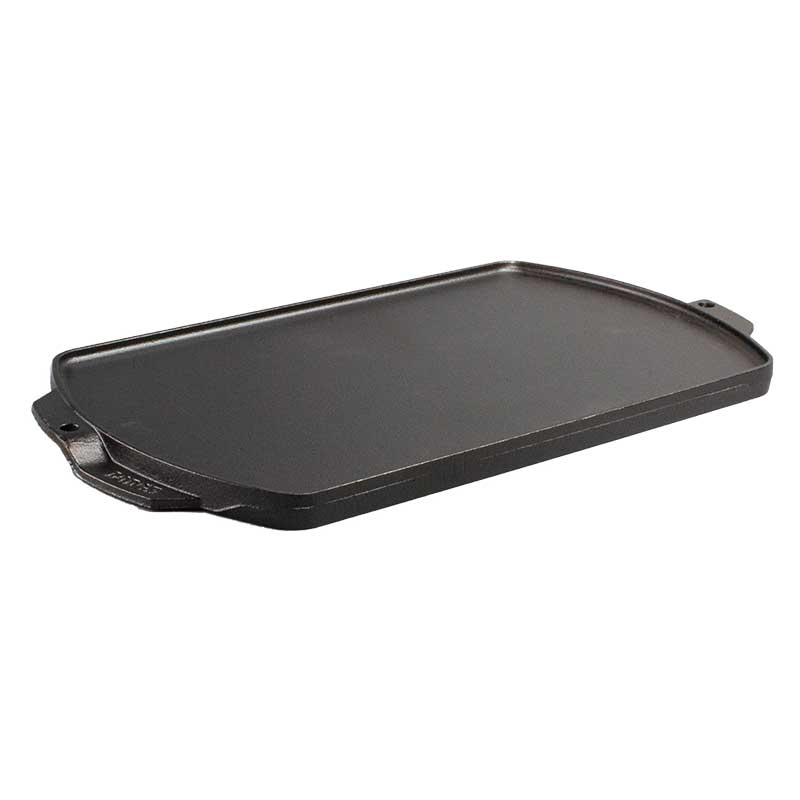 Lodge Castiron - 19 x 9.5 Inch Seasoned Cast Iron Reversible Grill/Griddle