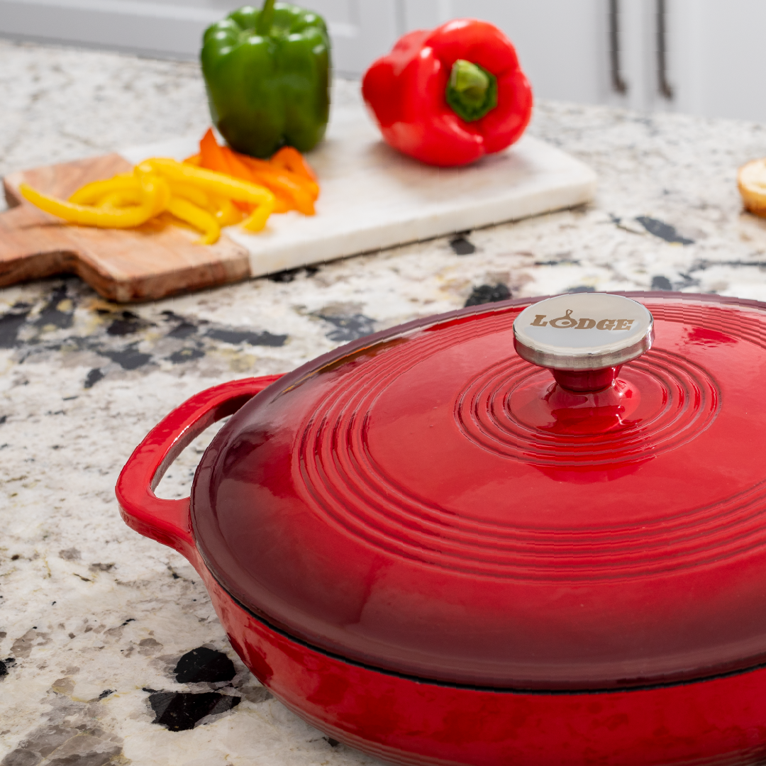Lodge Castiron - Essential Enamel Braiser - Image 20